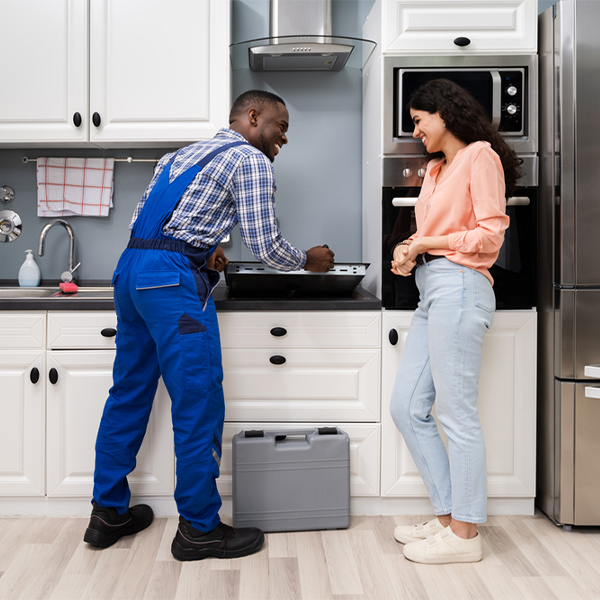 what kind of warranty do you offer on your cooktop repair services in Rock Island County Illinois